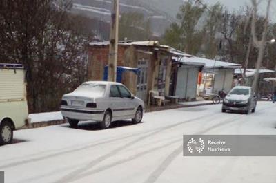 بارش تگرگ بهاری در روستای تاریخی کندوان اسکو